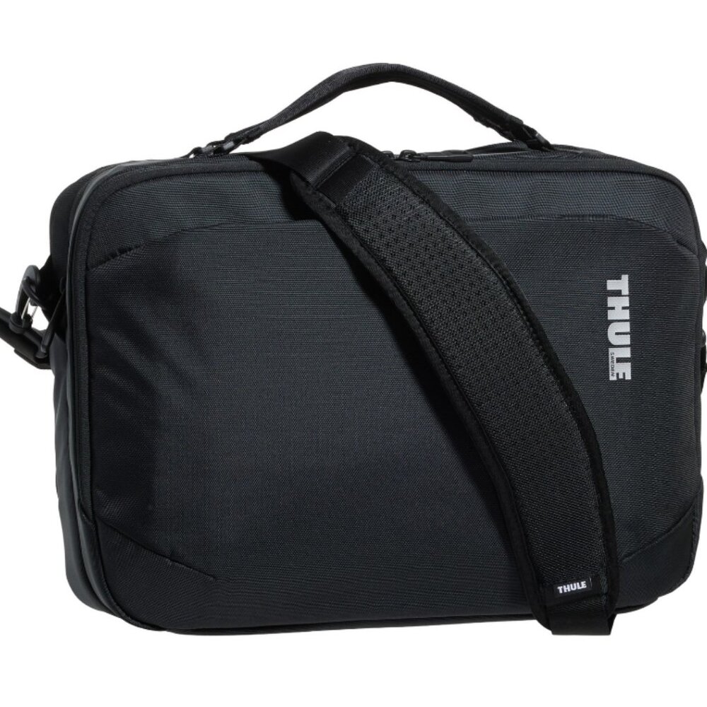 Thule Subterra Briefcase Laptop Bag 15.6" Black with Blue Interior